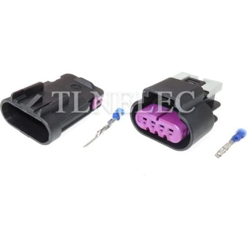 Delphi 4 Pin 1.5mm Way Male Female Sealed Waterproof Auto Connector Oxygen Sensor Plug for Buick 15487755 15487756