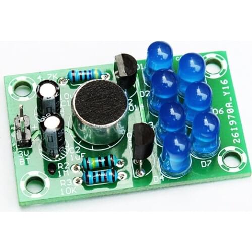 Diy electronic kit set Voice-activated melody light Fun welding practice E-learning production training parts