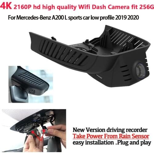 Hd 1600P Easy Installation Car Dash Camera Video Recorder Dash Cam Camera For Mercedes-Benz A200L sports car low profile 19~20