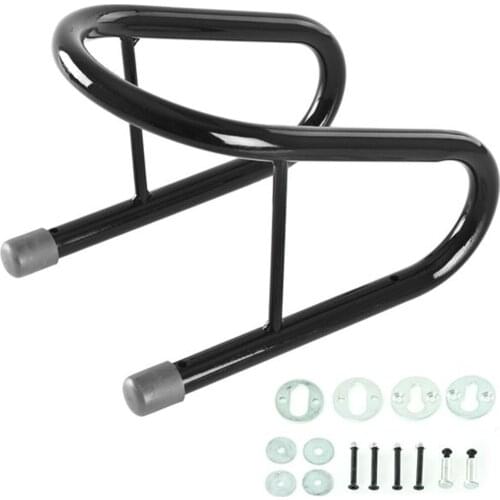 Motorcycle 5.5'' Tire Plated Wheel Chock with Quick Release Hardware Kit