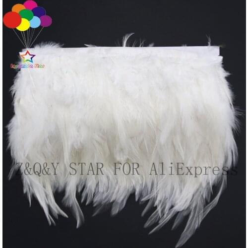 Natural White Feather 4-6 Inch Dyed White Blown DIY Craft Accessories Clothing Accessories Feather