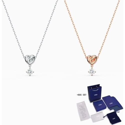 New Sina Love Initial White And Rose Gold Necklace To Give Your Girlfriend The Best Valentines Day