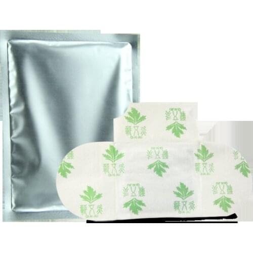 Qi Ai Moxibustion Patch Self-heating Moxa Leaf Patch Self-heating Warm Moxibustion Hot Compress Single Piece Free Shipping