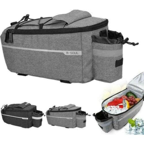 Bicycle Carrier Bag Bike Rack Pannier Trunk Basket Back Seat Shelf Pouch Cycling Luggage Shoulder Handbag Bike Rear Bag