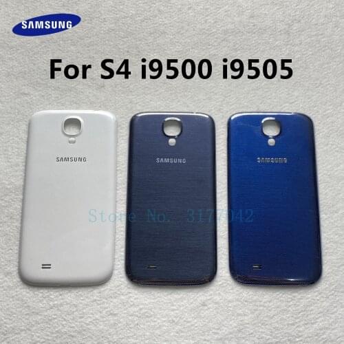 Rear Battery Cover For Samsung Galaxy S4 I9505 I9500 I337 Mobile Phone Panel Housing Frame Door Back Case