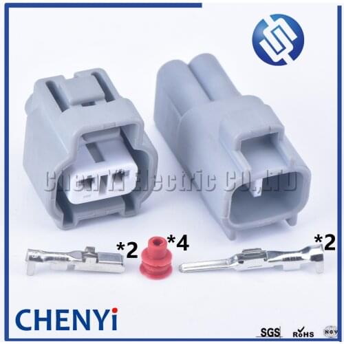 1 set 2 Pin 2.2mm Series male Female Jacket Auto Socket Gearbox Reversing Light Car Connector for Toyota 6189-0199 90980-11051
