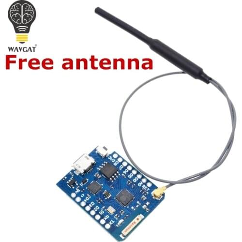 1PCS WeMos D1 mini Pro - 16M bytes external antenna connector ESP8266 WIFI + Free antenna