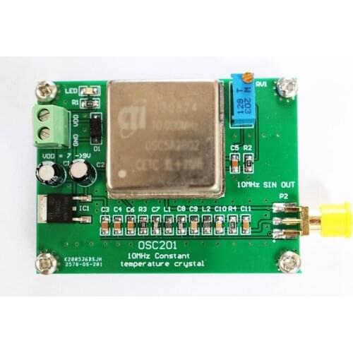 10MHz 7~9V 500MA Frequency Standard OCXO Frequency Reference Board Sine Wave For Radio Network Analyzers Electrical Instruments