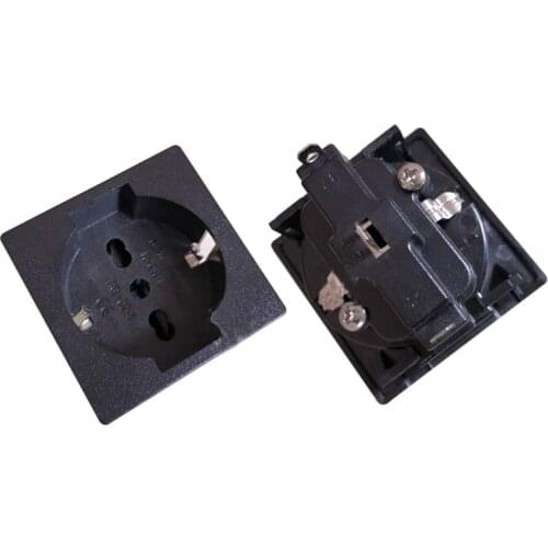 16A 250V Italy Euro European Germany standrad Panel Mount Assemble Outlet universal industry AC power socket