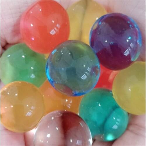 5/10pcs 20-30mm Big Crystal Soil Mud Hydrogel Gel Kids Toy Hydrogel Balls Wedding Home Plant Wedding Decoration For Flowers