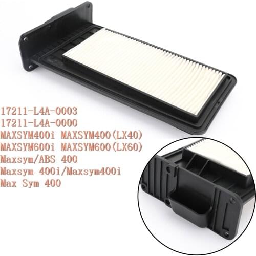 Artudatech Air Filter Cleaner For SYM Maxsym 400 400i LX40 11-16 Maxsym 600 600i LX60 2011-2013