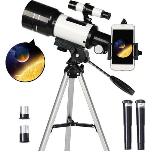 Astronomical Telescope F30070 150X Zoom HD Outdoor Monocular With Tripod For Children Observation Scope Gift