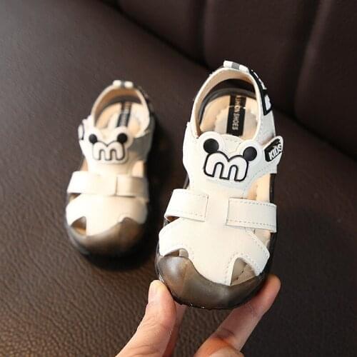 Baby Sandals For Girls Boy Summer Childrens Princess Cute Sandals Baotou anti-collision Sports Kids Beach Shoes Soft size 15-25