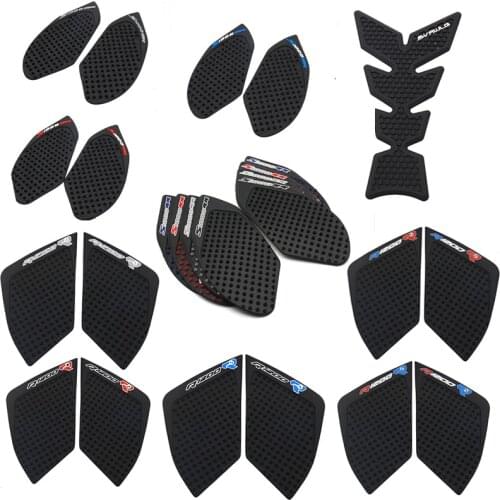 For BMW S1000RR 2010-2019 R1200R 2015-2016Motorcycle Protector Anti slip Fiber Tank Pad tank Side Traction 3M Sticker
