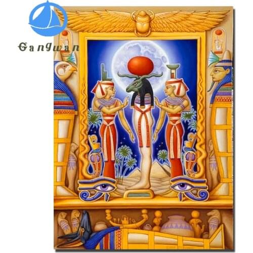 Egyptian Pharaoh,DIY diamond painting cross stitch religion diamond embroidery 5D Inlaid decorative painting puzzle home art