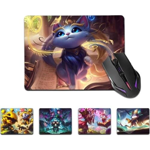FHNBLJ Top Quality League of Legends Yuumi Gamer Speed Mice Retail Small Rubber Mousepad Top Selling Wholesale Gaming Pad mouse