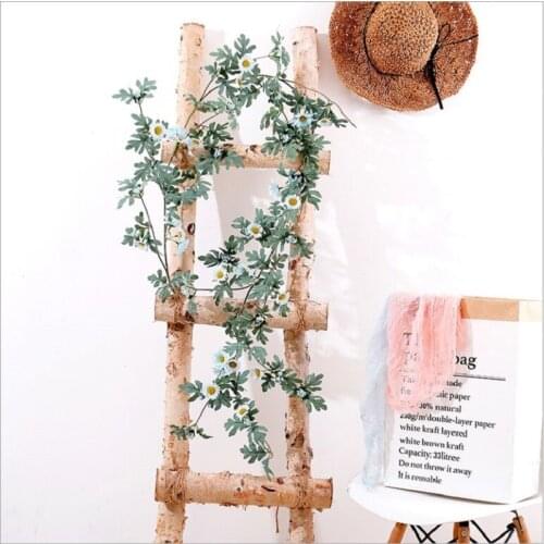 Artificial Sunflower rattan daisy flower vine Fake flower cane The living room is covered with interior decoration