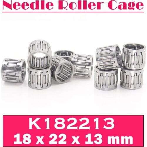 K182213Bearing size 18*22*13 mm ( 10 Pcs ) Radial Needle Roller and Cage Assemblies K182213 Bearings K18x22x13