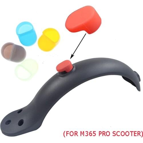 For XiaoMi M365 Rear Fender Guard Silicone Hook Cover Electric Scooter Skateboard Back Mudguard Shield Accessories