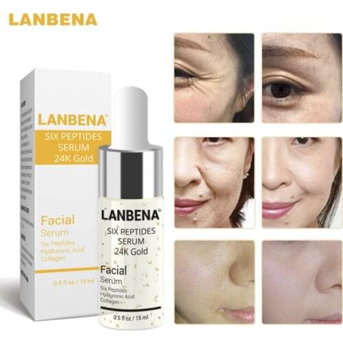 LANBENA Facial Serum Anti-wrinkle Firming Fine Lines Anti-Aging Shrink Pore Whitening Moisturizing Essence Skin Essence TSLM1