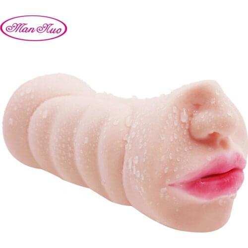 Man Nuo +18 Male Masturbator Realistic Pussy Real Vagina Blowjob Sex Dolll for Men Realistic Love Pussy Consolador Masculino New