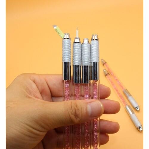 Newest 10 Pcs Manual Microblading Pen Eyebrow Embroidery Tattoo Machines For Permanent Makeup Eyebrows Tattoo 110mm Length