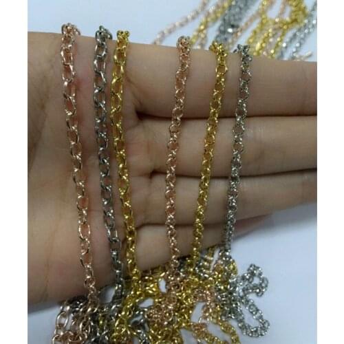 New Arrival Copper Link Chain necklace for Coin Holder Pendant Women Fashion Jewelry 10pcs/lot