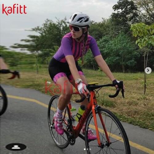 Kafitt new Womens bicycle suits, mountain bike suits, racing road suits, Ropa Ciclismo, girls' cycling suits, racing bib shorts