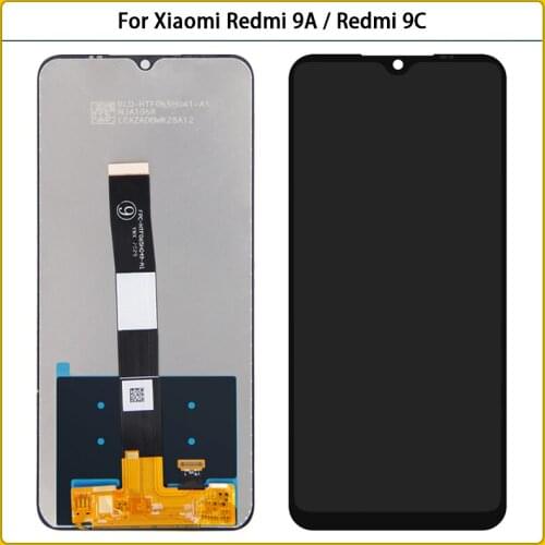 Original 6.53 inch New For Xiaomi Redmi 9A LCD Display Touch Screen Digitizer Assembly For Redmi 9C LCD Screen No Frame Replace