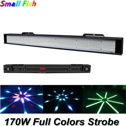 170W LED Disco Full Colors Running Horse Strobe Light Control DMX512 Music DJ KTV Bar Party Verlichting Kerst Decoratie Lamp