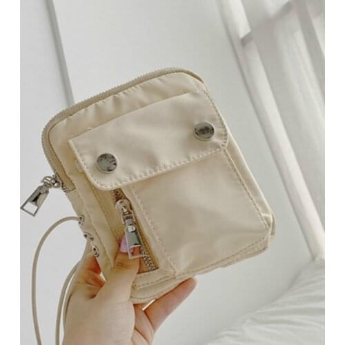 New Womens Waist Bag Fashion Mini Change Canvas Wild Multifunction Women Small Fanny Packs Female Solid Color Chest Bag