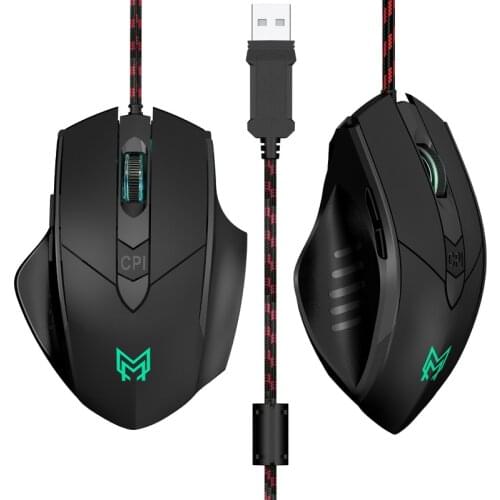 Anmck Professional gamer Gaming Mouse 6D 3200DPI Adjustable Wired Optical LED Computer Mice USB Cable Mouse Mause for laptop PC