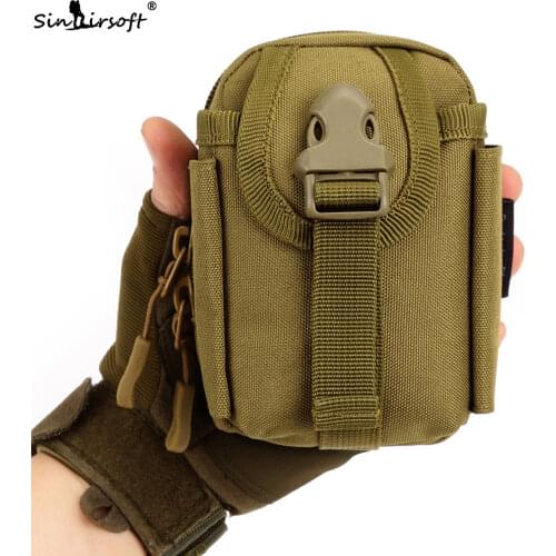 SINAIRSOFT Outdoor sport Bag MOLLE System accessory Small Durable Pouch Travel Camping Hiking Hike Camp Climb Waterproof LY0082