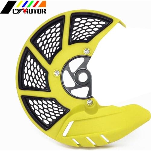Front Gold Brake Disc Rotor Guard Protector Cover For SUZUKI RMZ250 RMZ450 2007-2017 RMZ450 2005 2006 RMX450Z 2010 2011 2016