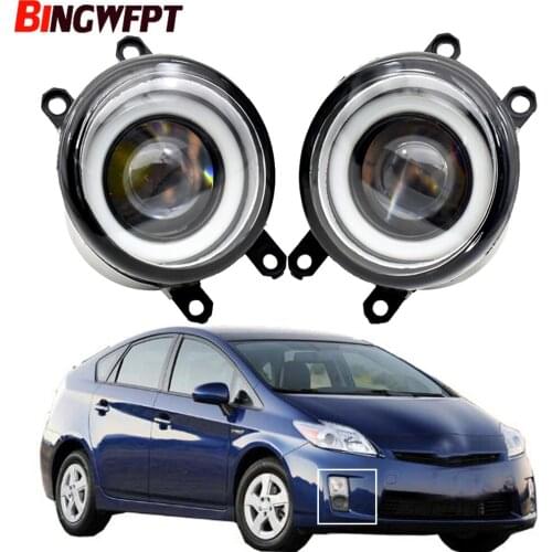 LED Fog Light Angel Eye Daytime Running Lamp DRL 30W White 12V For Toyota Prius Hatchback (ZVW3_) 1.8 Hybrid 2009 2010 2011 2012