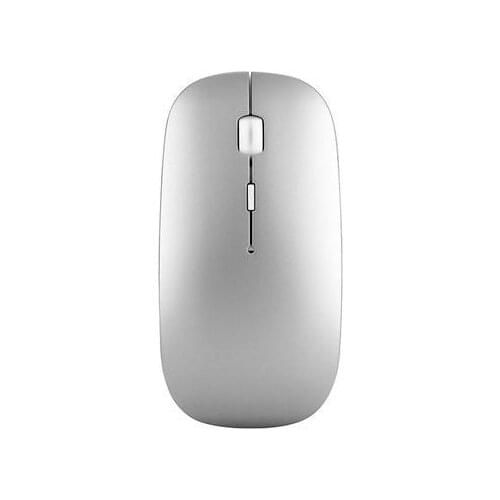 Ultra-Thin Dual-Mode Mouse Bluetooth 5.0+2.4G Wireless Dry Battery Mouse Fashion Office Business Mouse For PC Laptop