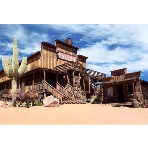 Vintage wooden buildings photo backgrounds vinyl photophone kids photography backdrop for photo Studio props photophone LV-374