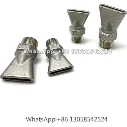 Duckbill Air Blowing Flat Compressed Air Spray Nozzle, High Pressure Drying Nozzle with Strong Air Blowing