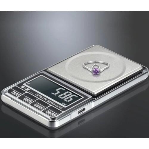 High precision scales jewelry 0.01 g 500g scales for Gold Bijoux Sterling Silver pocket mini digital Portable Electronic Scales