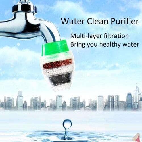 1Pc Household Kitchen Home Carbon Faucet Mini Tap Water Clean Filter Purifier Filtration Cartridge 21-23mm Carbon Water Filter