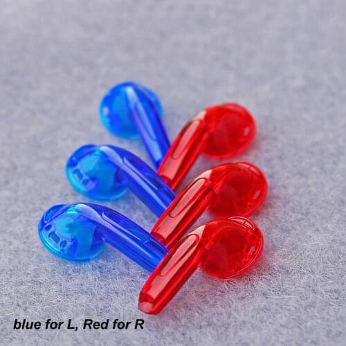 10 pairs DIY Flat Earphones Shell Case for 15.4mm Speaker Unit MX500 DIY Colorful Earphones Housing