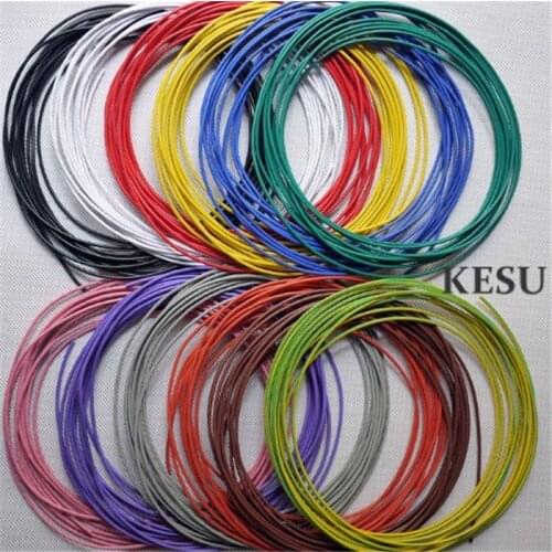 100M/1LOT 28AWG UL1007 multicolor Environmental Electronic Wire cable can mixed color
