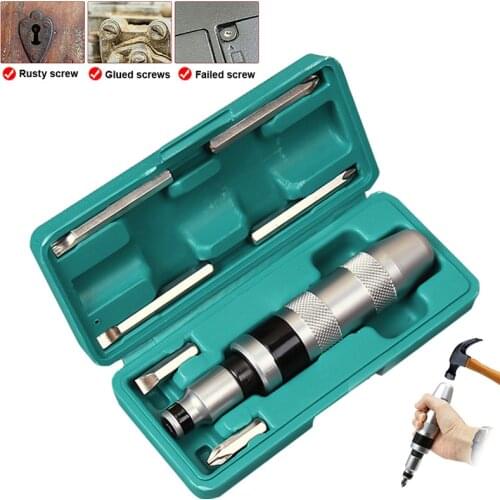 7/13PCS Professional Portable Impact Driver Screwdriver For Loosening Frozen Bolts And Stubborn Fasteners With Non-Slip Handle