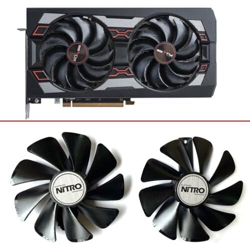 95mm FD10015M12D Double ball 6pin DC12V Compatible RX5700XT GPU Cooling For Sapphire RX 5700 RX 5500 XT 8G RX 5600 XT 6G D6 Fans