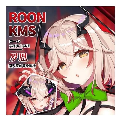 Anime Game KMS Roon Azur Lane Dakimakura Hugging Body Pillow Case Otaku Loli Pillow Long Cushion Cover Christmas Gifts