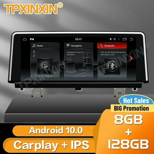 128G Carplay Car Radio Stereo Receiver Android For BMW 1 2 Series 2018 2019 2020 DSP GPS Navigation Player Auto Audio Head Unit