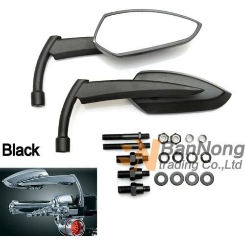 Free shipping Cruiser Modified sickle rearview mirrors For Steed 400 600 Magna250 750 Shadow 400 750 Drag Star vulcan all models