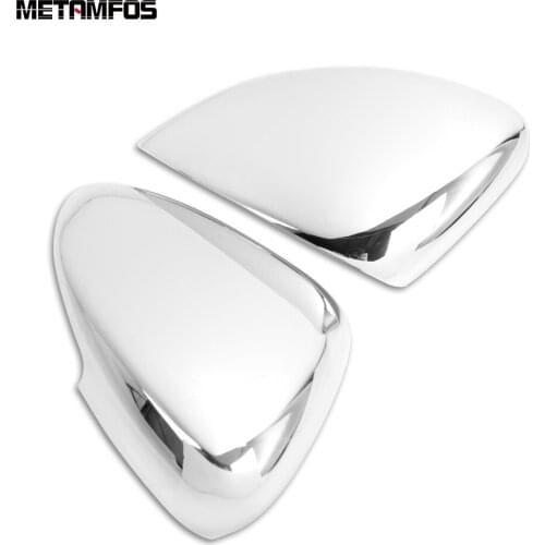 For Fiat Cronos 2018 2019 2020 Chrome Side Wing Door Rear View Mirror Cover Trim Molding Protection Cap Accessories Car Styling