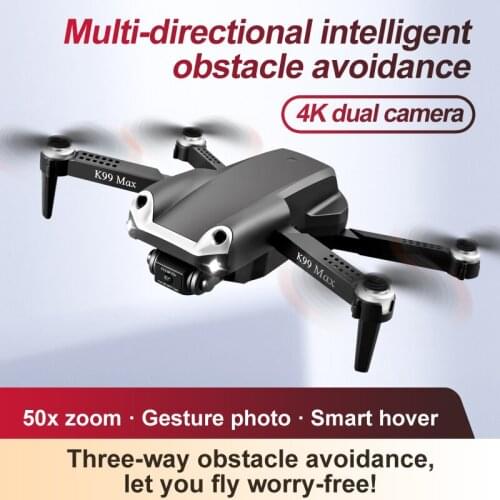 2021 New Mini Drone 4K 1080P HD Camera WiFi Foldable Quadcopter RC Dron Toy Automatic Obstacle Avoidance Sensing Helicopter