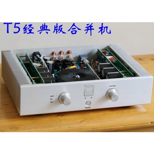 Finished T5 HiFi Two-Channel Integrated Power Amplifier Stereo MBL6010 Preamplifier C2922/A1216 Audio Power AMP